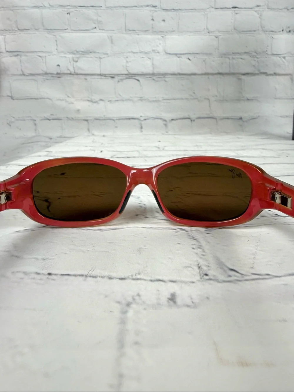 Maui Jim Punchbowl MJ219-12 Rectangle Rosewood Pink/Brown 54-17 135 Made Italy